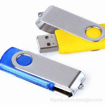 Promotional USB Flash Drives with 128MB to 8GB Memory Capacity, Supports USB1.1 and 2.0 Interfaces